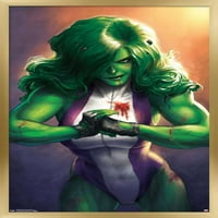 Marvel Comics - She -Hulk - напълно страхотен Hulk - Cover Wall Poster, 22.375 34