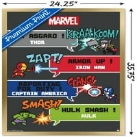 Marvel Comics - Avengers - Bit Wall Poster, 22.375 34