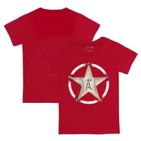Малко дете мъничко тениска на червената тениска в Лос Анджелис Анджелис