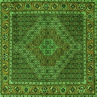 Агли Компания Вътрешен Правоъгълник Персийски Зелени Традиционни Килими Площ, 2 '3'