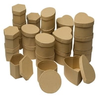 Miniature кутии на Chenille Kraft Papier-Mache