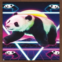 Джеймс Букър - Плакат за стена Panda Rave, 14.725 22.375
