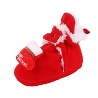 Sdjma бебе зимни ботуши Новородени сладки карикатурни обувки топли удобни снежни полета чорапи чорапи Prewalker