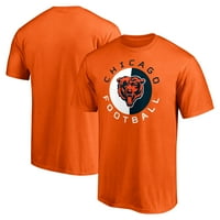 Мъжки фанатици маркови оранжеви Чикаго мечки бързо Стъпка тениска