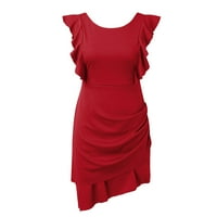 Женска ежедневна рокля Официални рокли без ръкави Рушод Codycon Evening Slit Maxi Ress