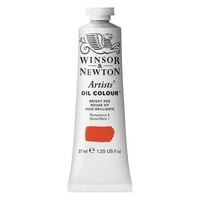 Уинсор & Нютън художници маслен цвят, 37мл, яркочервен