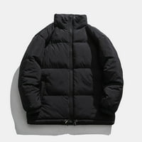 Kpoplk Men's Lightweight Puffer Jacket Puffer Bubble Coat Packable Топла пух