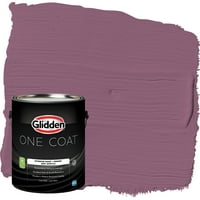 Глиден едно покритие интериорна боя и грунд, викториански слива лилаво, галон, полу-гланц