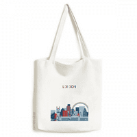 Великобритания Великобритания Лондон око мост кула синьо Голяма пазарска чанта чанта случайни чанта