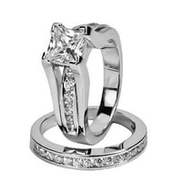 Kiplyki на едро Свети Валентин годежен сватбен пръстен бял квадрат циркон двойка пръстен