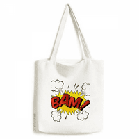Бум възклицание Spark Tote Canvas Чанта за пазаруване на чанта за небрежна чанта