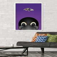 Baltimore Ravens - S. Preston Mascot Poe Wall Poster, 22.375 34