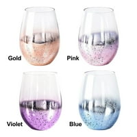 Галванични Цветни Звездни Чаши За Яйца Пийте Стъклени Съдове Уиски Стъкло