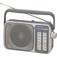 Panasonic всичко в един компактен дизайн преносимо AM FM радио с вграден високоговорител, жак за слушалки, индикатор за настройване на LED