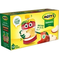 Mott's Applesauce, 3. Оз, бройте ясни торбички