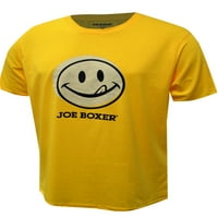 Joe Boxer Men's Joe Boxer Loungewear Yellow Off Licky Tee с къс ръкав