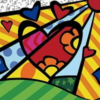 Направи си маслено рисуване, боя по комплекти за деца - Цветно сърце 8 8