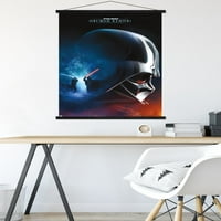 Междузвездни войни: Оби -Уан Кеноби - Стенски плакат на Darth Vader Collage с магнитна рамка, 22.375 34