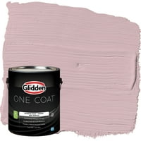 Глиден един слой вътрешна боя и грунд, розово петно розово, галон, полу-гланц