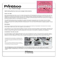 Printtoo Персонализирана коледна тематична икони на гумен печат за самолице