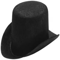 Darice Surted Felt Top Hat, черен