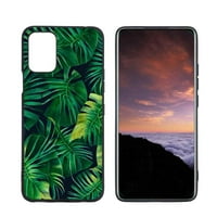 Съвместим с калъф за телефон LG K, тропически листа- Случайни мъже жени, гъвкав силиконов шок за калъф за LG K52