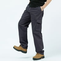 Аайметски мъжки панталони Лятни ежедневни всички панталони Модни тъкани дълги товарни панталони с джобове