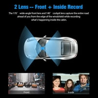 Даш Камера автомобил таблото камера кола ДВР3 обектив шофиране рекордер с лещи супер нощно виждане 170° широк ъгъл 1080р паркинг монитор