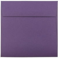 Квадратни пликове, тъмно лилаво, 50 опаковки