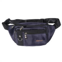 Униза на талията Fanny Waterproof Phone Pocket Pouch Belt Bum Bag Bag Sport Outdoor ежедневна чанта