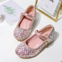 Детски обувки принцеси обувки единични обувки меки подместни самотни обувки Little Girl Performance обувки