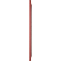 Екена Милуърк 15 в 49 з вярно Фит ПВЦ хоризонтална ламела рамкирани модерен стил фиксирани монтажни щори, огън червено