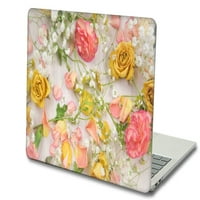 Kaishek Plastic Hard Case Shell Cover Combutible Release MacBook Pro S Retina Display No Touch Model: A Flower 1427