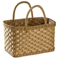Имитация на ратан кошница за пазаруване японски кошница за пазаруване на цветя