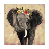 Виктория Барнс 'Климт слон втори' платно изкуство