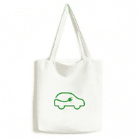 Линейни щепсели Енергийни превозни средства Защитават околната среда Тот Платна чанта Пазаруване на чанта за небрежна чанта